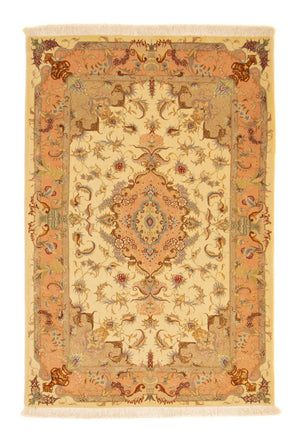 Perzisch tapijt - Tabriz - Royal - 150 x 100 cm - beige