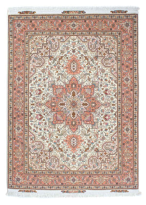 Perzisch tapijt - Tabriz - Royal - 201 x 150 cm - beige