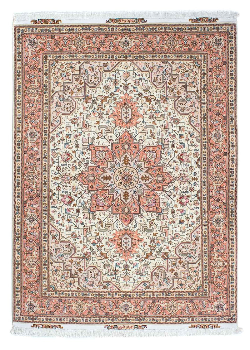 Perzisch tapijt - Tabriz - Royal - 201 x 150 cm - beige