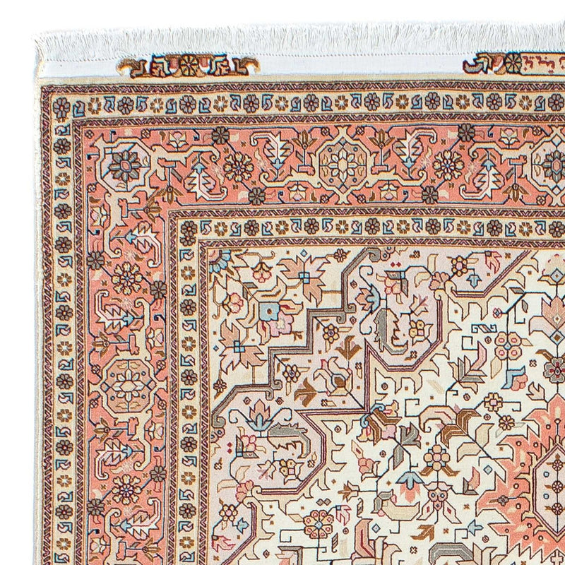 Perzisch tapijt - Tabriz - Royal - 201 x 150 cm - beige