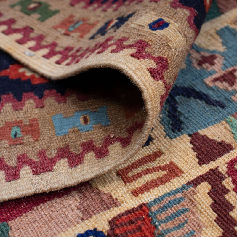 Kelim tapijt - Oosters - 158 x 108 cm - lichtbruin