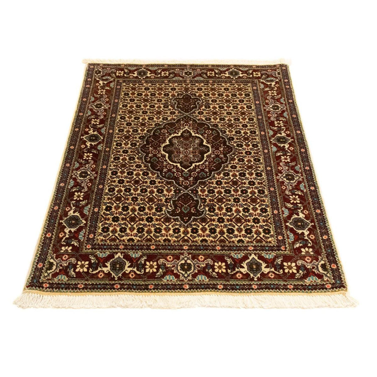 Perzisch tapijt - Tabriz - Royal - 117 x 76 cm - beige