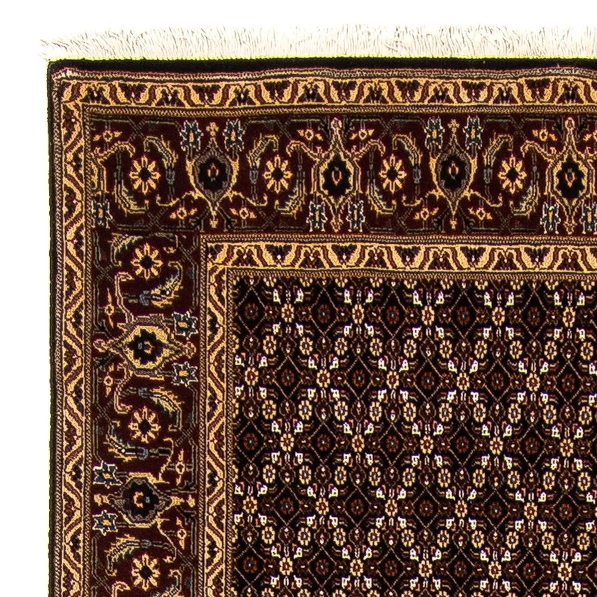 Loper Perzisch tapijt - Tabriz - 336 x 123 cm - veelkleurig