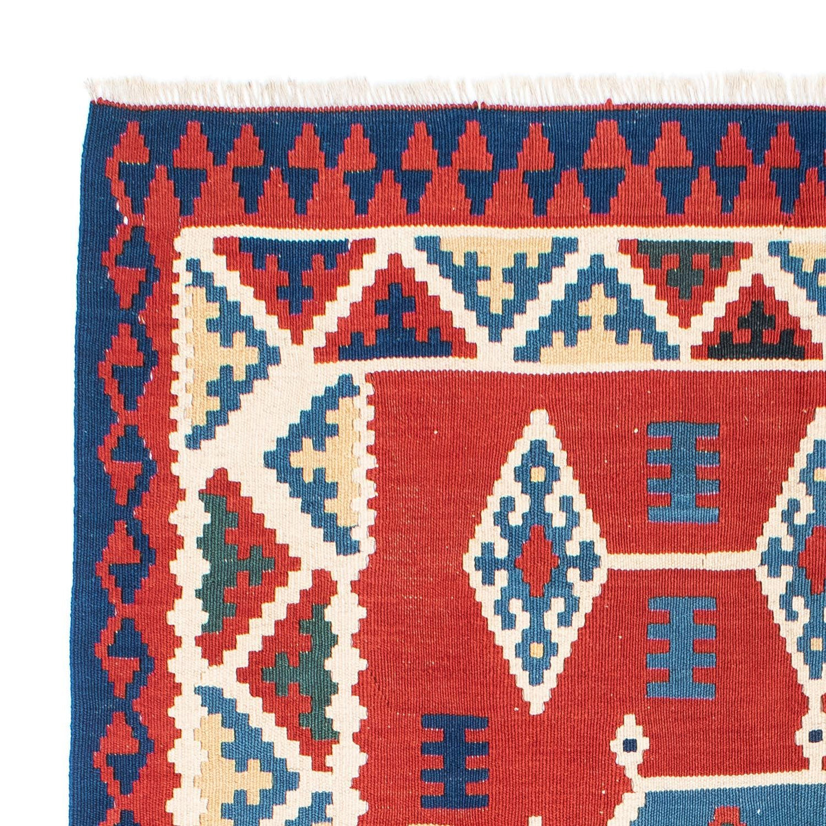 Kelim tapijt - Oosters - 208 x 160 cm - rood