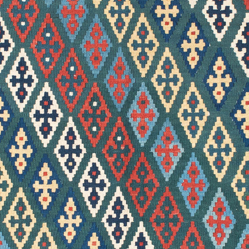 Kelim tapijt - Oosters - 193 x 131 cm - blauw