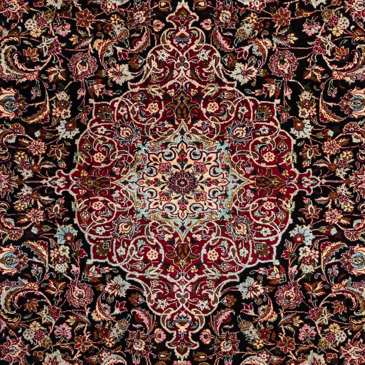 Perzisch tapijt - Tabriz - Royal - 311 x 205 cm - donkerblauw