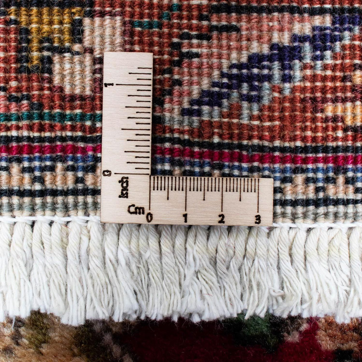 Loper Perzisch tapijt - Tabriz - 385 x 90 cm - donkerrood