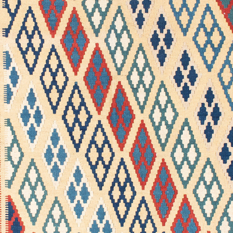 Kelim tapijt - Oosters - 206 x 156 cm - beige