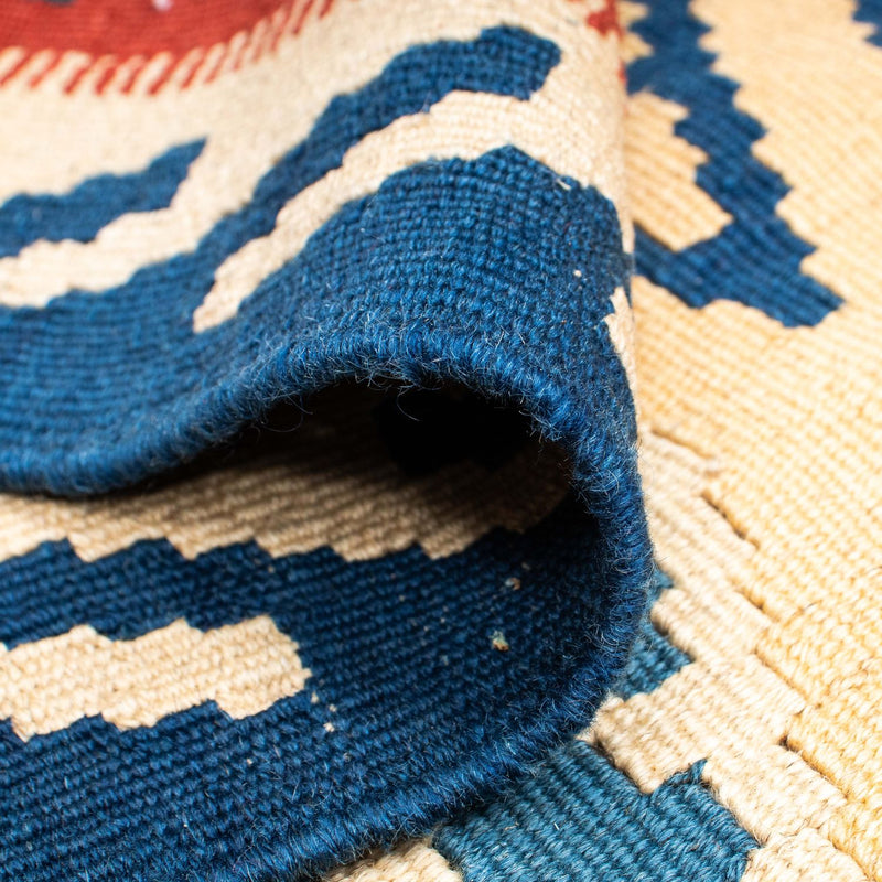 Kelim tapijt - Oosters - 206 x 156 cm - beige