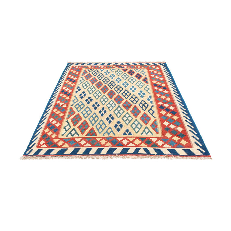 Kelim tapijt - Oosters - 206 x 156 cm - beige