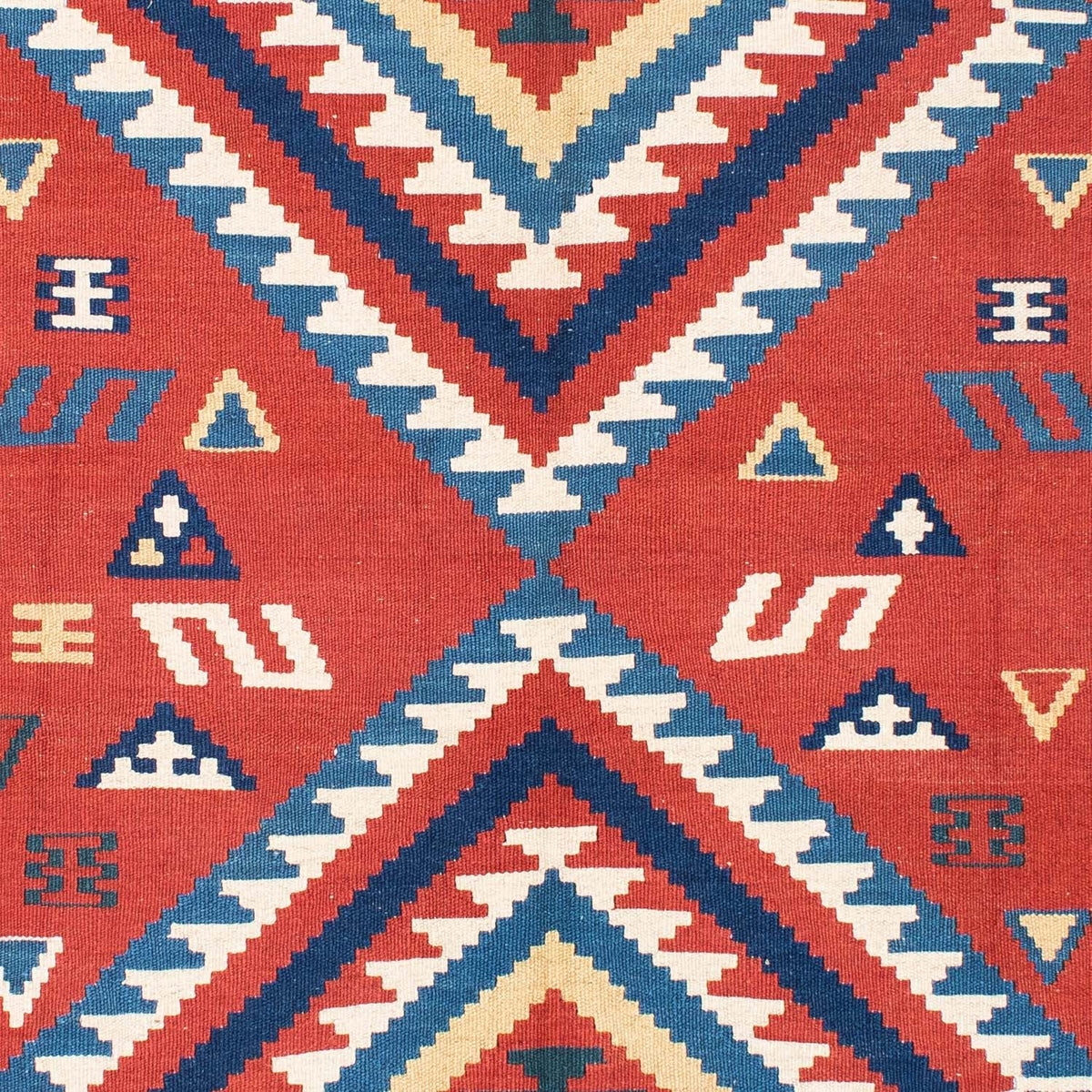 Kelim tapijt - Oosters - 213 x 160 cm - rood