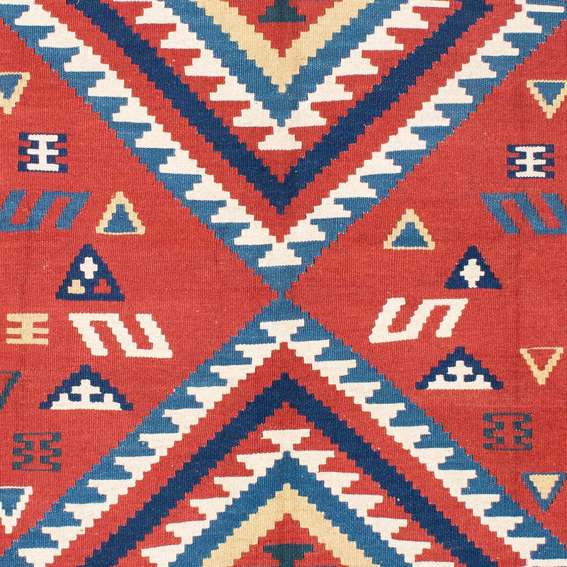 Kelim tapijt - Oosters - 213 x 160 cm - rood