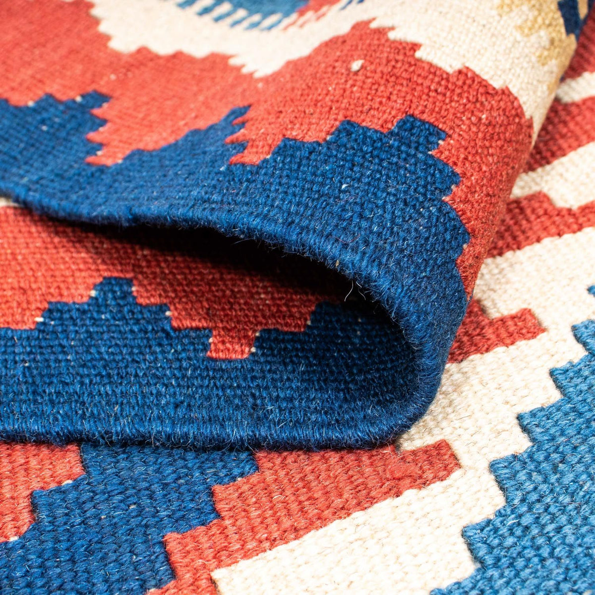 Kelim tapijt - Oosters - 213 x 160 cm - rood