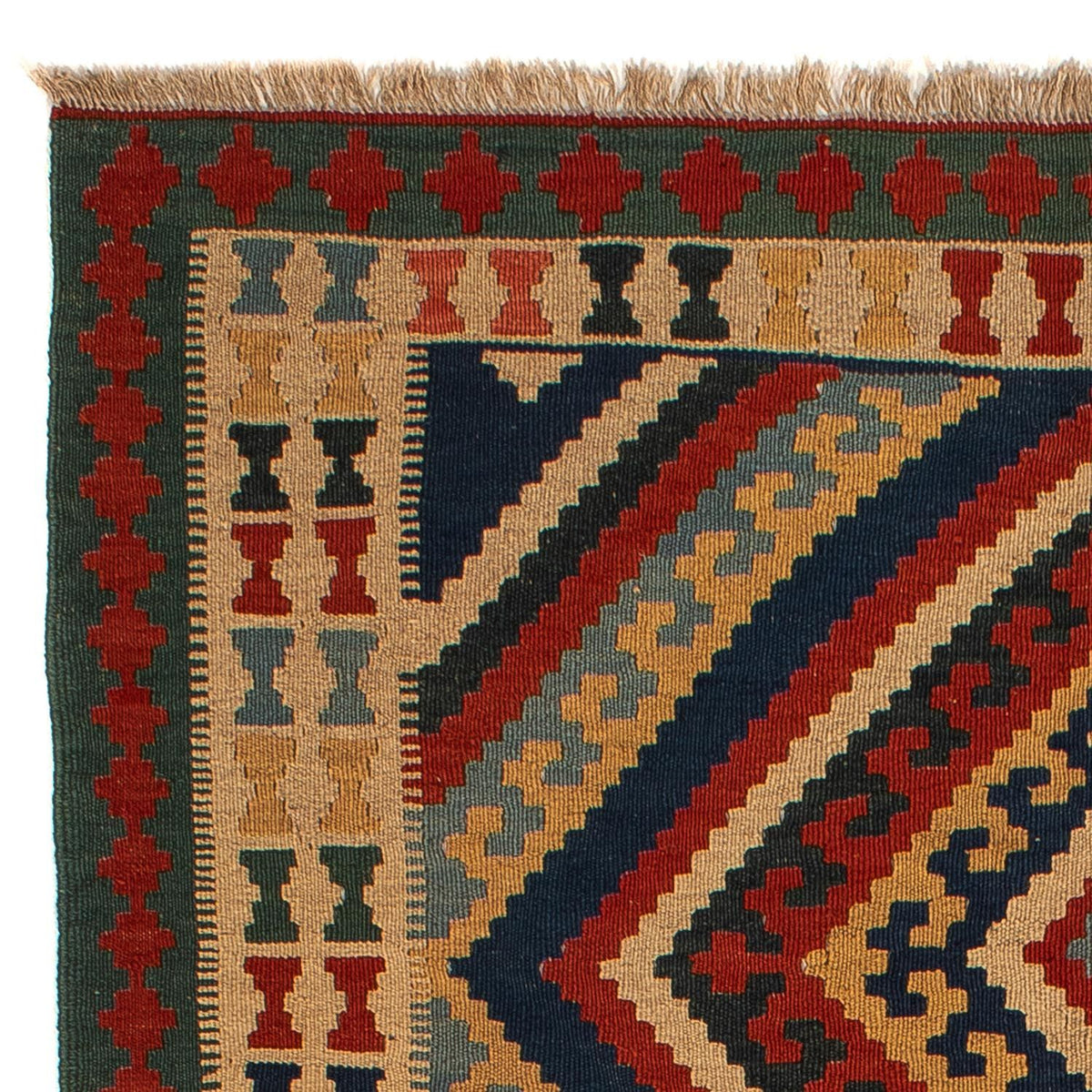 Kelim tapijt - Oosters - 213 x 150 cm - veelkleurig