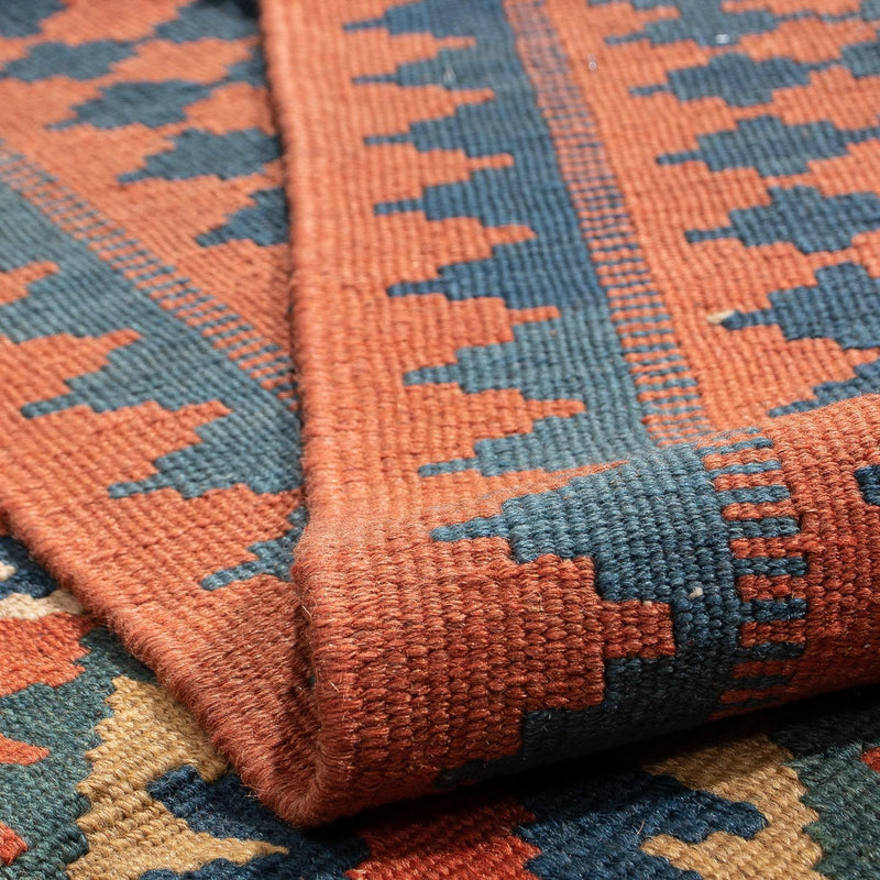 Kelim tapijt - Oosters - 198 x 138 cm - donkerrood