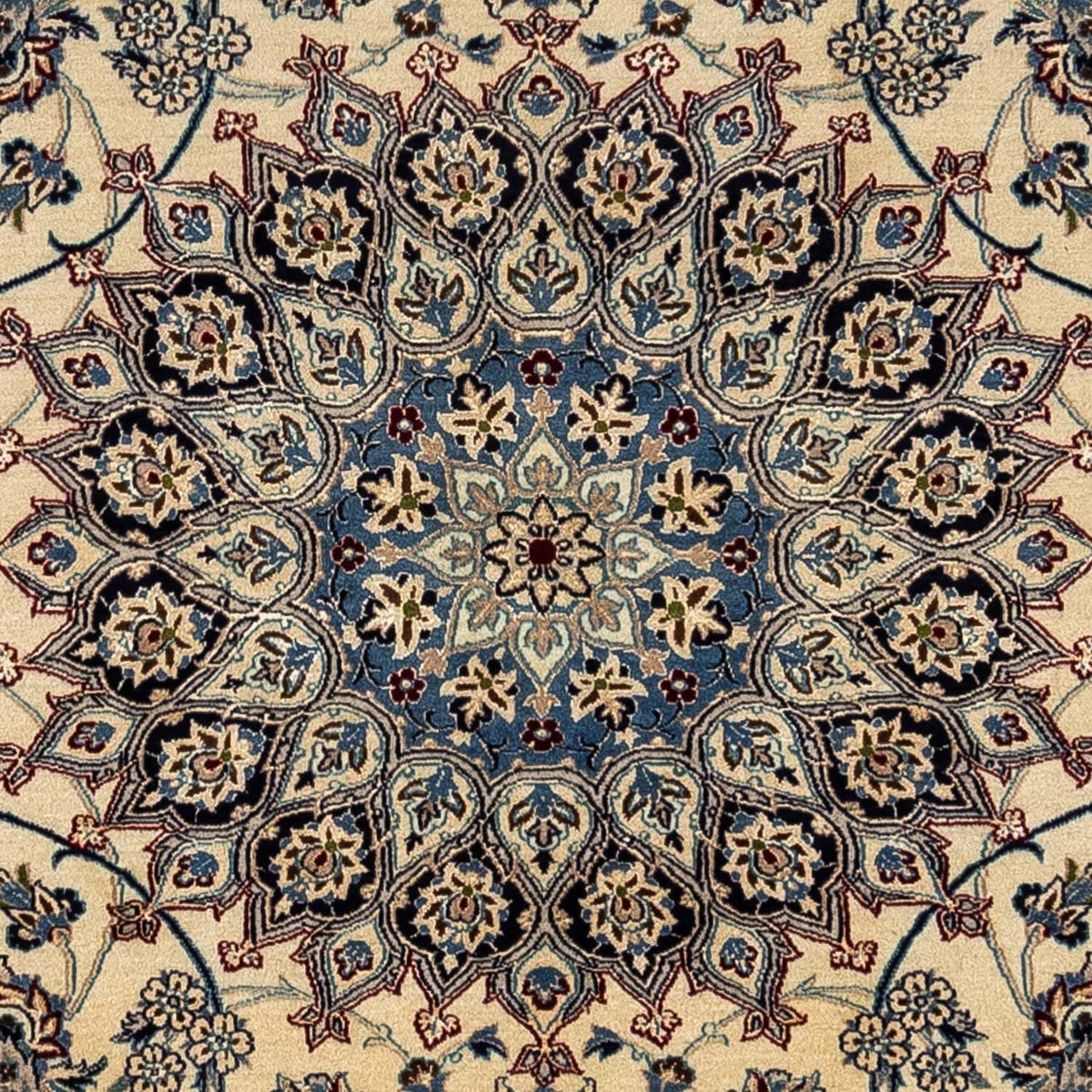 Perzisch tapijt - Nain - Koninklijk - 353 x 252 cm - donker beige