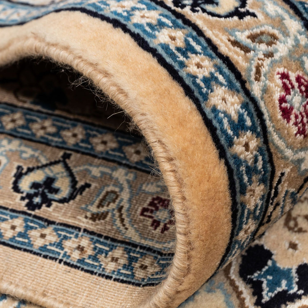 Perzisch tapijt - Nain - Koninklijk - 344 x 245 cm - donker beige