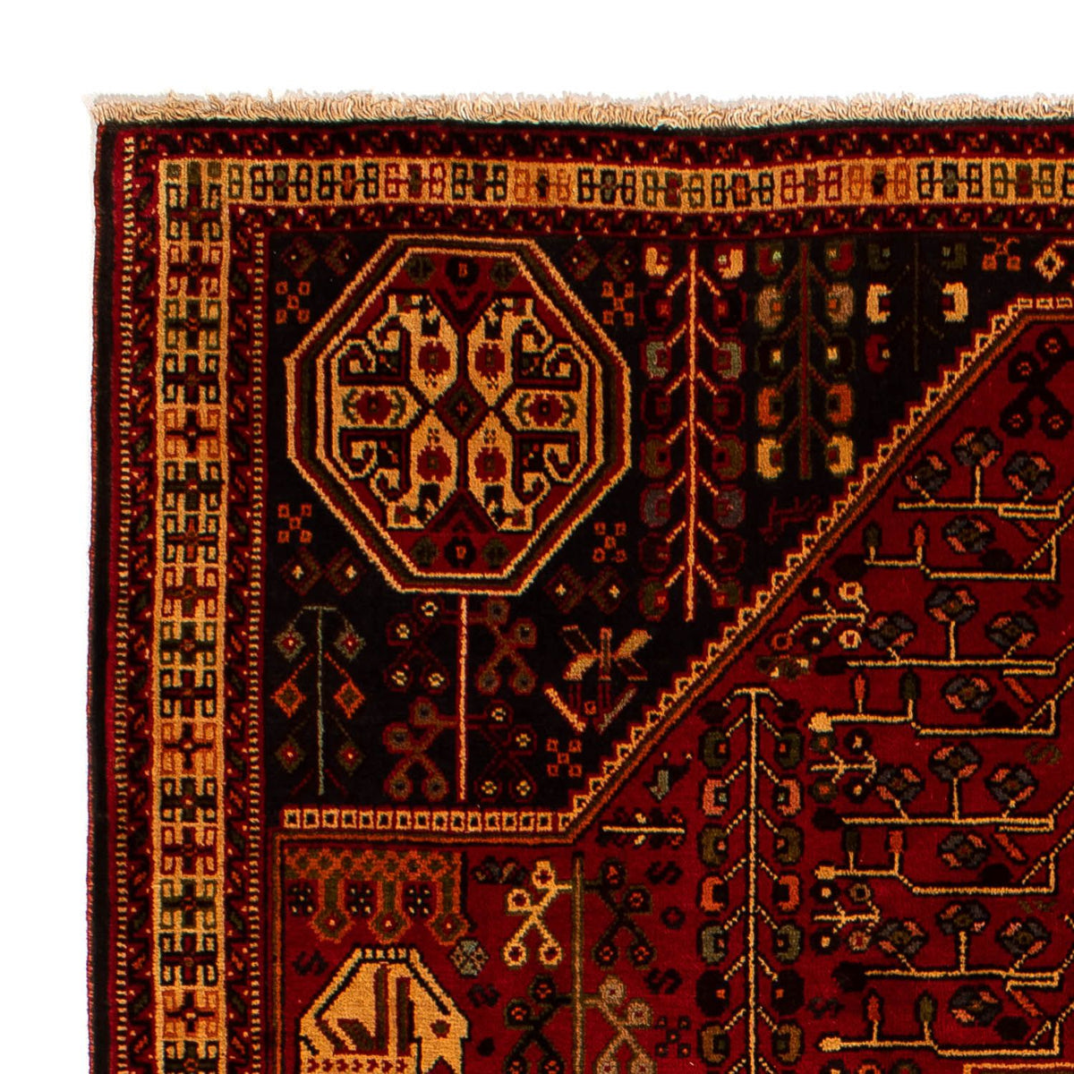 Perzisch Tapijt - Nomadisch - 290 x 201 cm - donkerrood