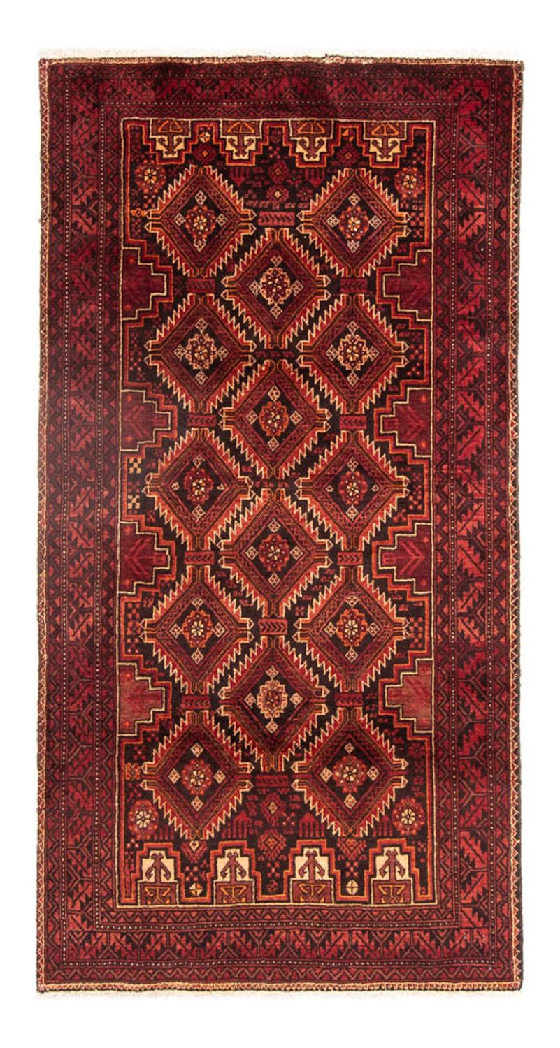 Loper Baluch tapijt - 196 x 97 cm - veelkleurig
