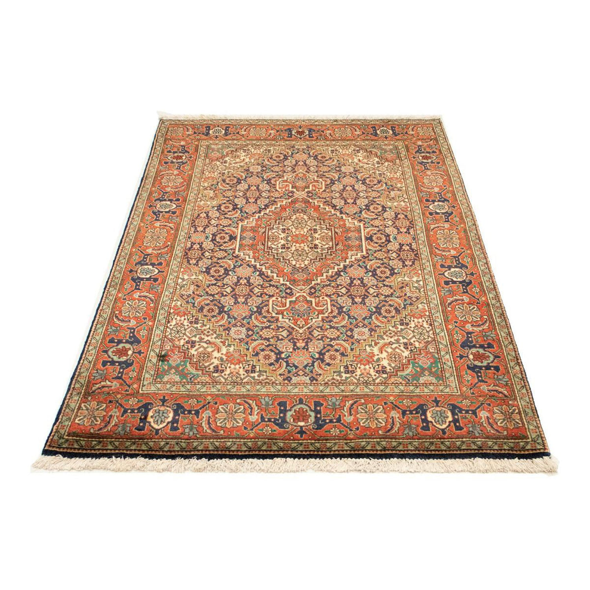 Perzisch tapijt - Tabriz - Royal - 150 x 95 cm - donkerblauw