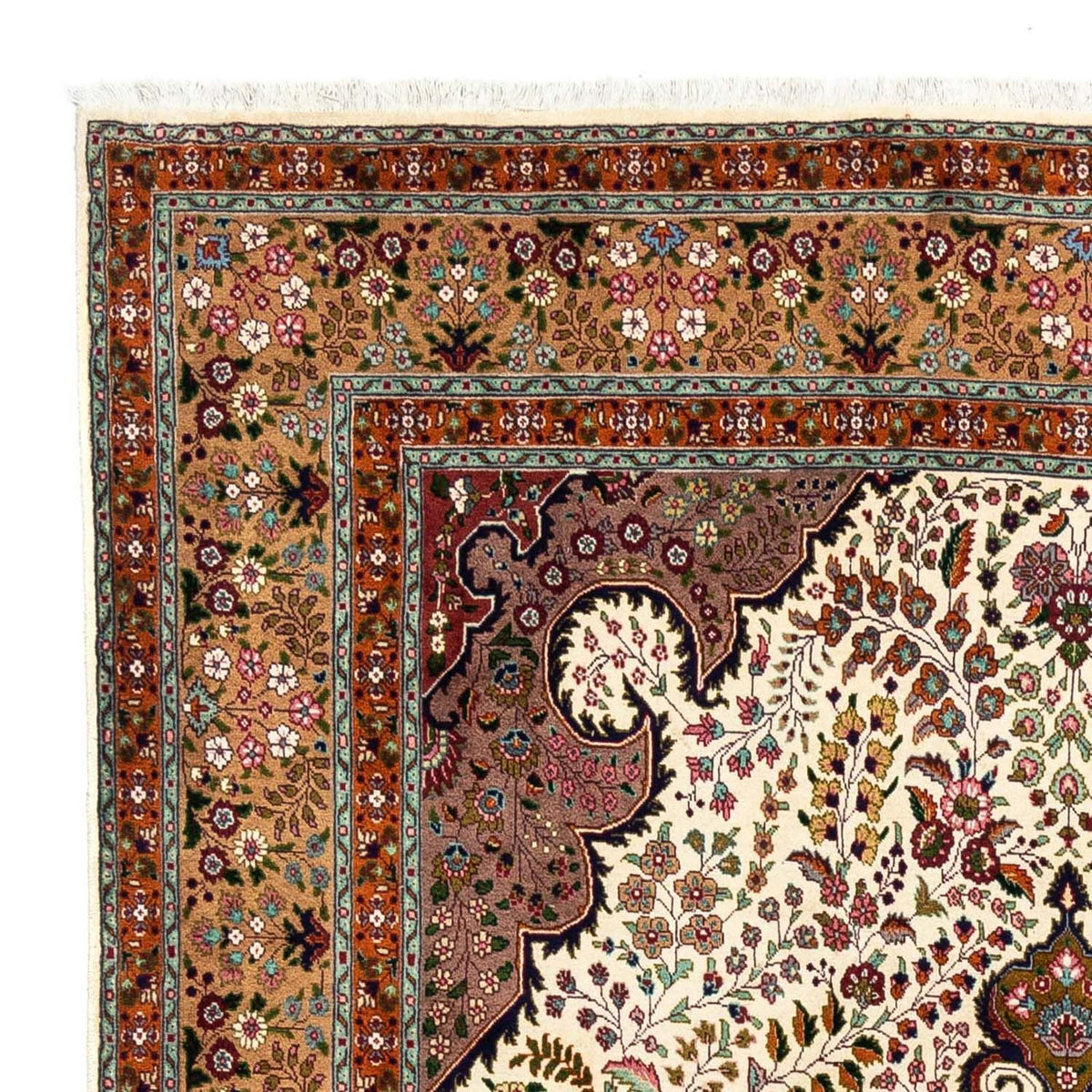 Perzisch tapijt - Tabriz - Royal - 295 x 205 cm - beige