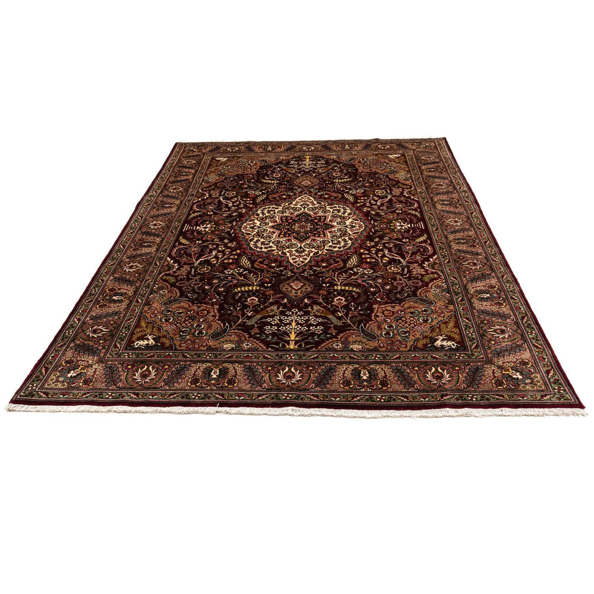 Perzisch tapijt - Tabriz - Royal - 285 x 202 cm - donkerrood