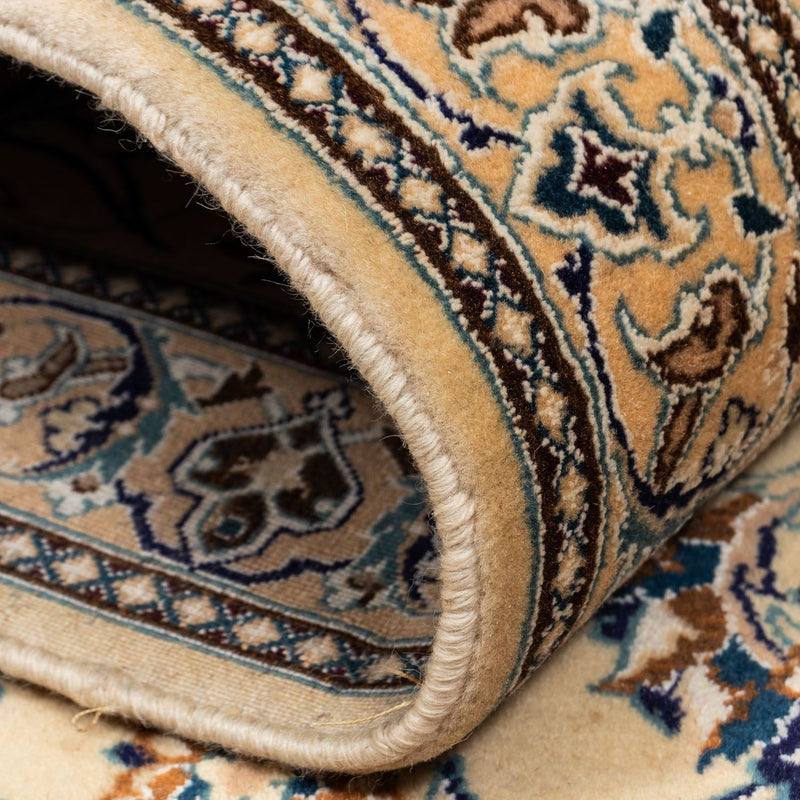 Perzisch tapijt - Nain - Koninklijk - 342 x 240 cm - beige