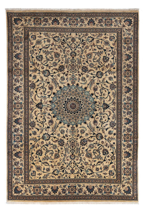 Perzisch tapijt - Nain - Koninklijk - 353 x 245 cm - beige