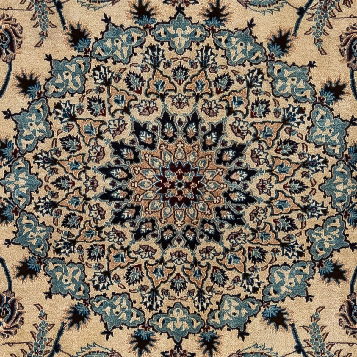 Perzisch tapijt - Nain - Koninklijk - 353 x 245 cm - beige