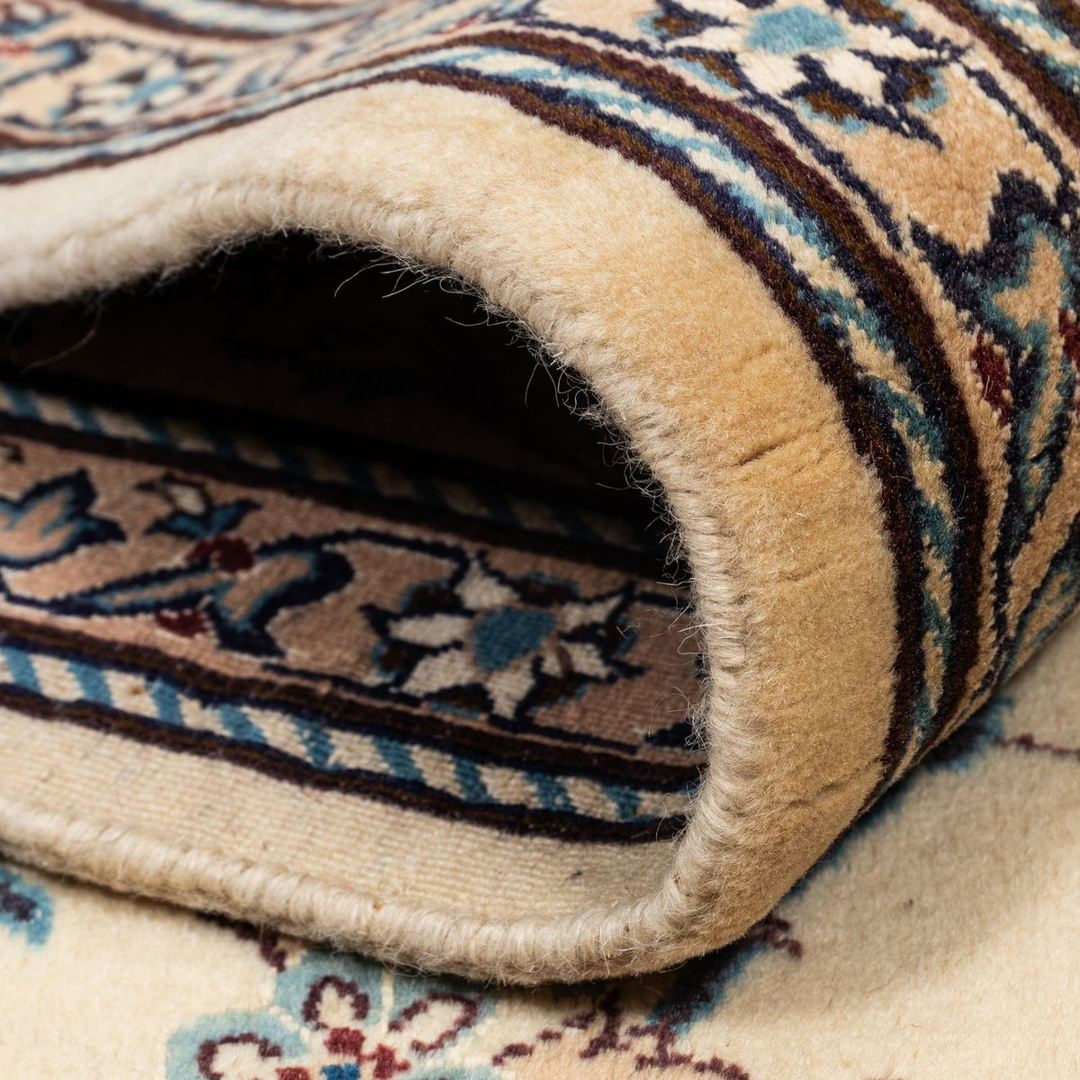 Perzisch tapijt - Nain - Koninklijk - 353 x 245 cm - beige