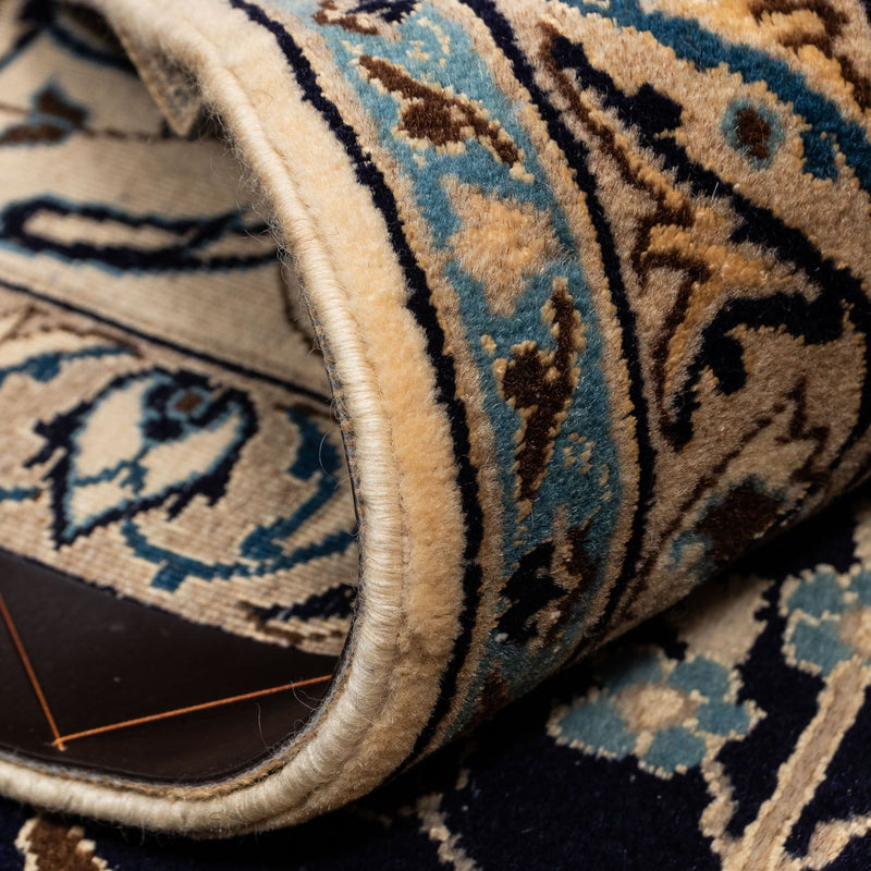 Perzisch tapijt - Nain - Koninklijk - 342 x 246 cm - zwart