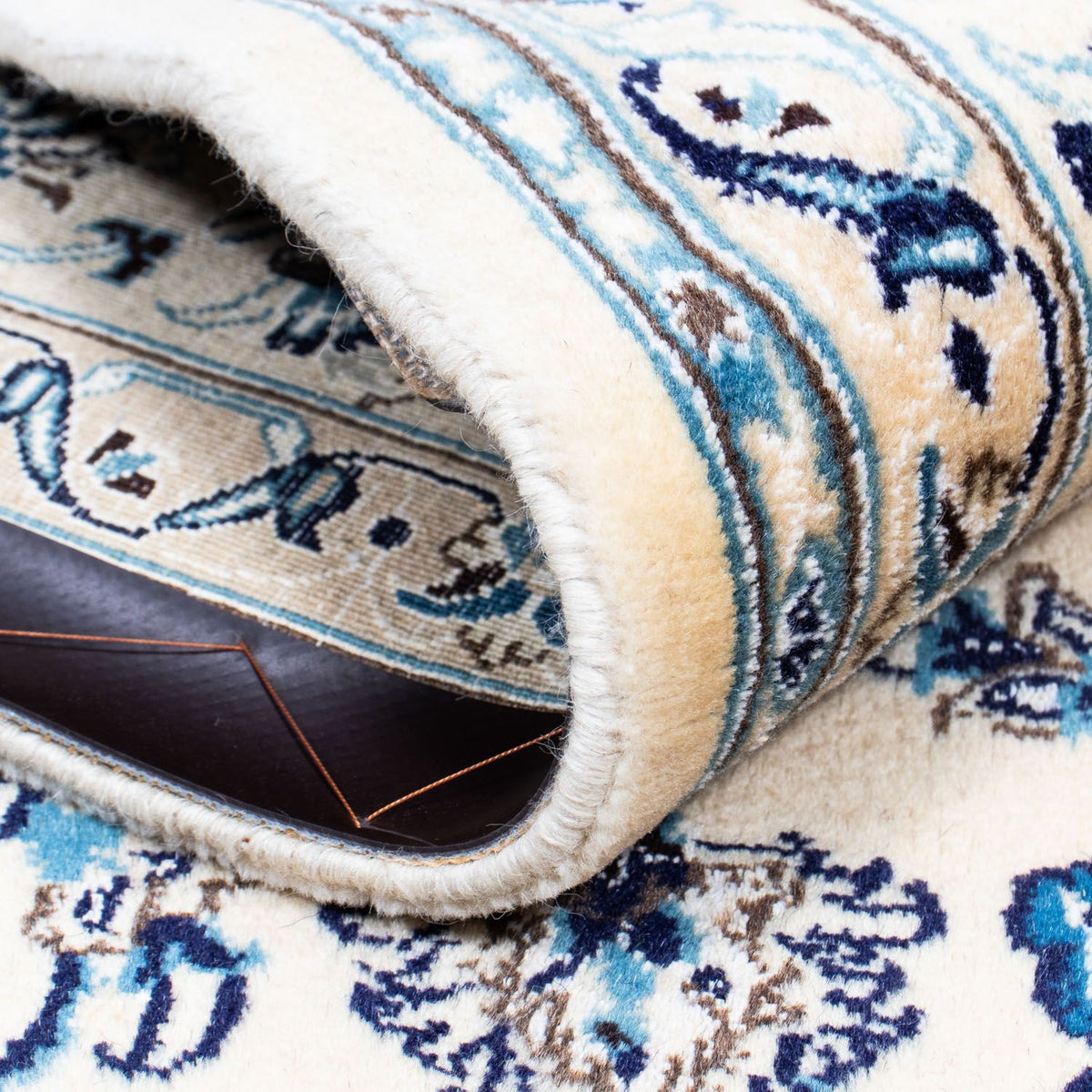 Perzisch tapijt - Nain - Koninklijk - 298 x 200 cm - beige