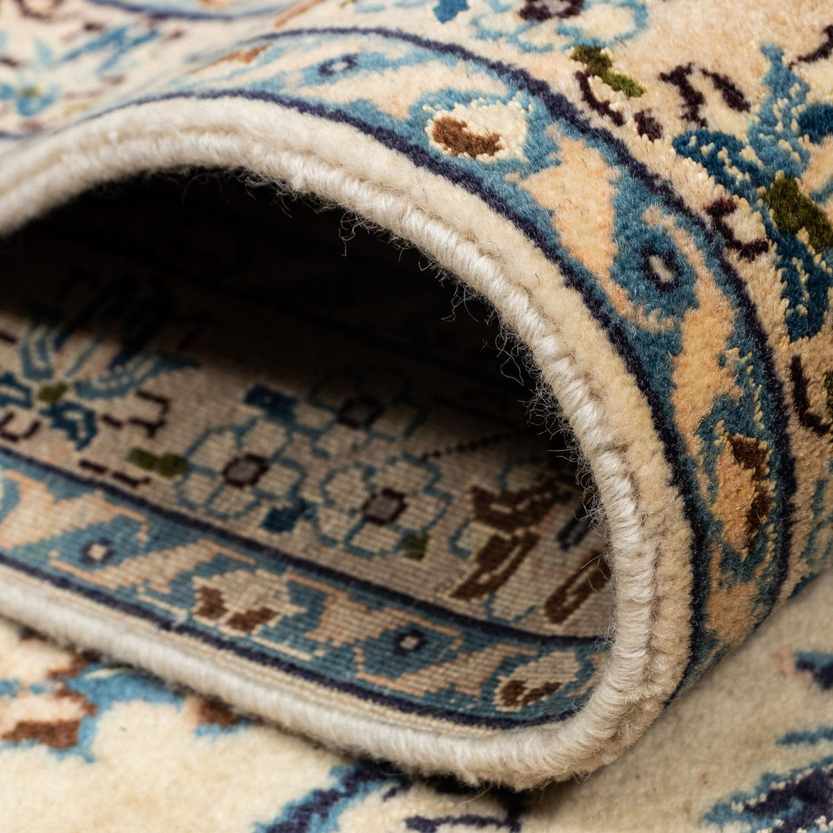 Perzisch tapijt - Nain - Koninklijk - 338 x 247 cm - beige