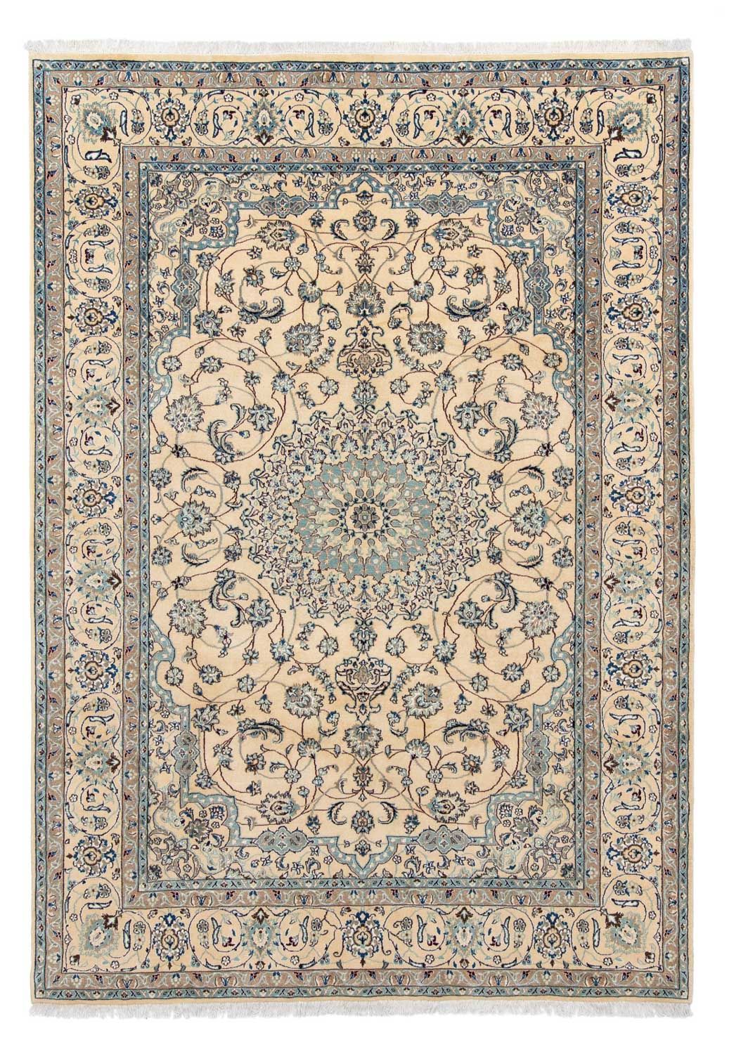 Perzisch tapijt - Nain - Koninklijk - 290 x 202 cm - beige