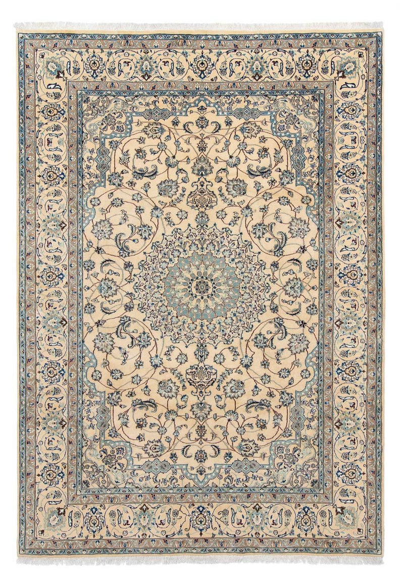 Perzisch tapijt - Nain - Koninklijk - 290 x 202 cm - beige