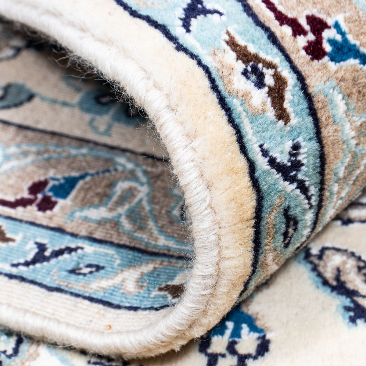 Perzisch tapijt - Nain - Koninklijk - 290 x 202 cm - beige