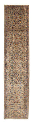 Loper Perzisch tapijt - Keshan - 503 x 104 cm - beige