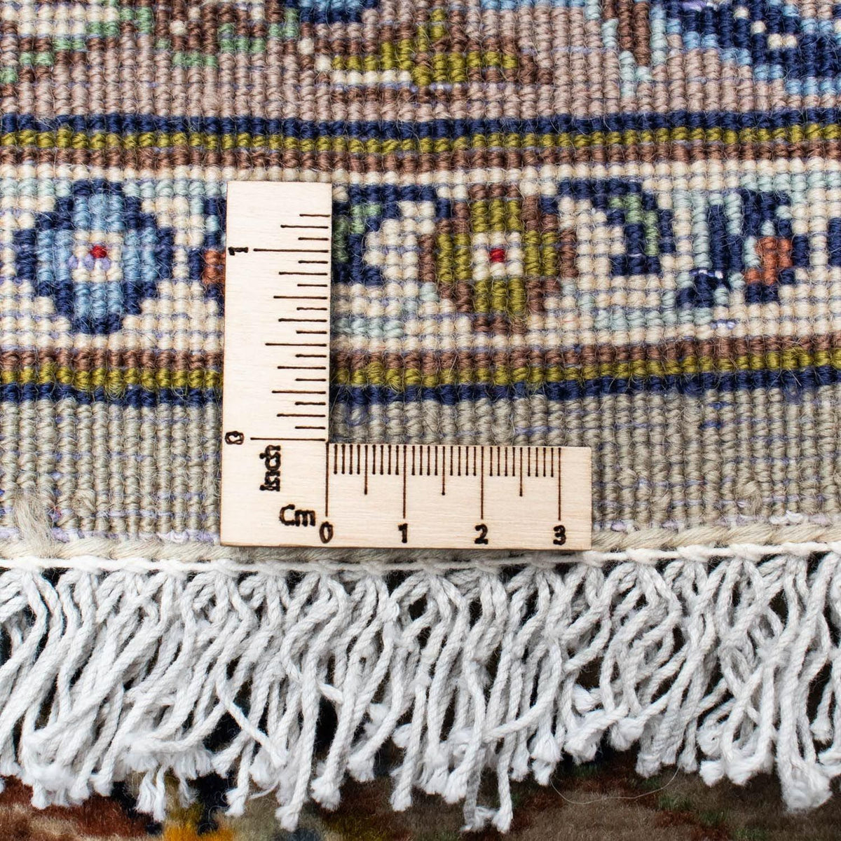 Loper Perzisch tapijt - Keshan - 503 x 104 cm - beige