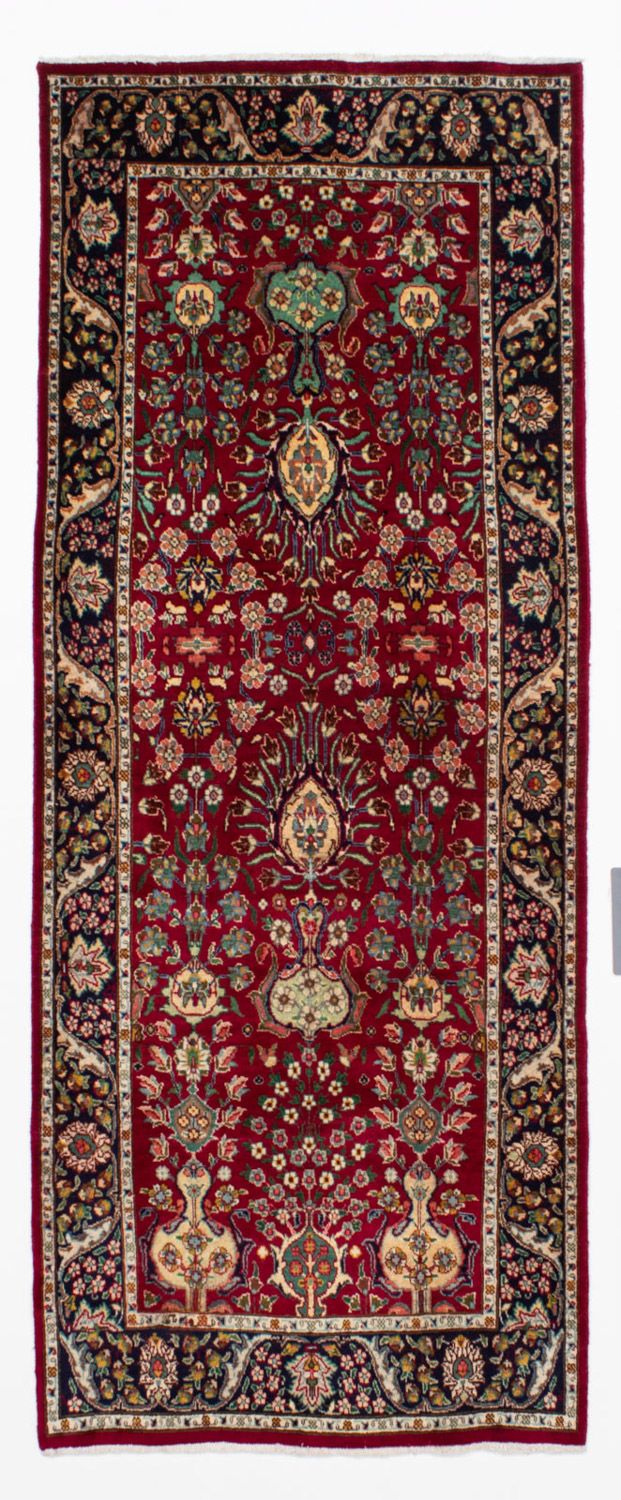 Loper Perzisch tapijt - Tabriz - 265 x 106 cm - donkerrood