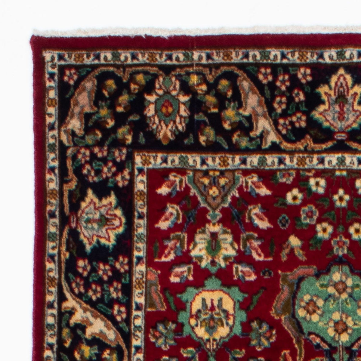 Loper Perzisch tapijt - Tabriz - 265 x 106 cm - donkerrood