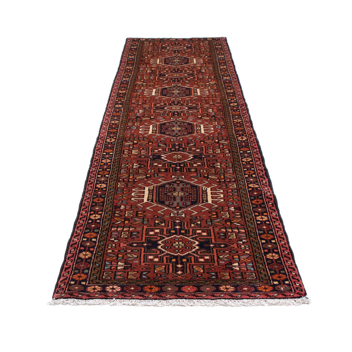 Loper Perzisch Tapijt - Nomadisch - 297 x 79 cm - donkerrood