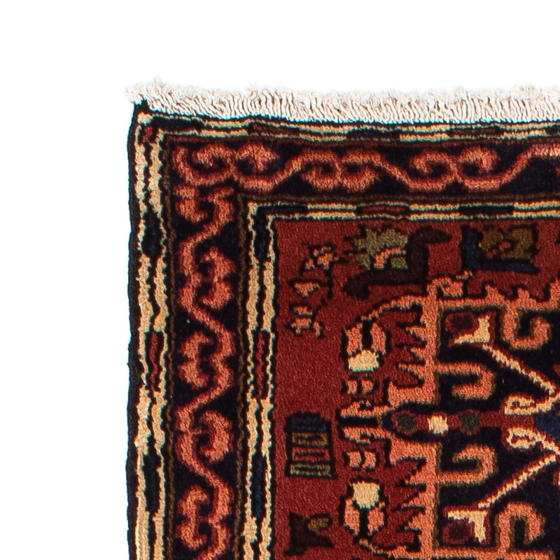 Loper Perzisch Tapijt - Nomadisch - 297 x 78 cm - donkerrood