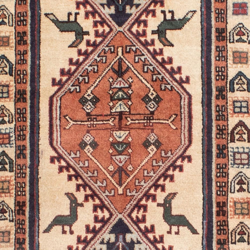 Loper Perzisch Tapijt - Nomadisch - 296 x 72 cm - beige