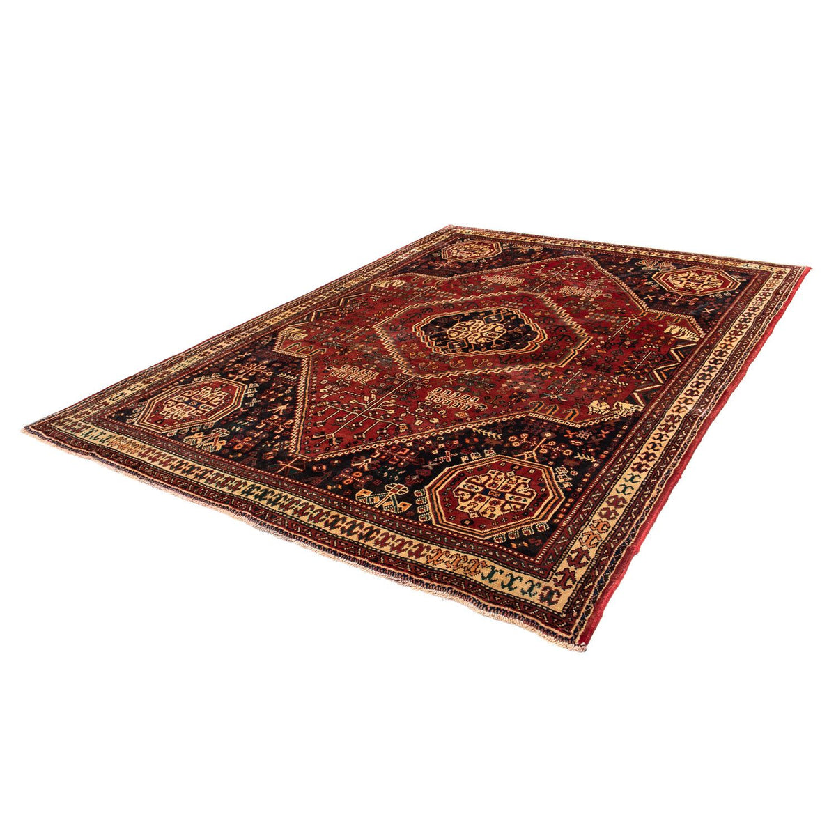 Perzisch Tapijt - Nomadisch - 281 x 200 cm - donkerrood