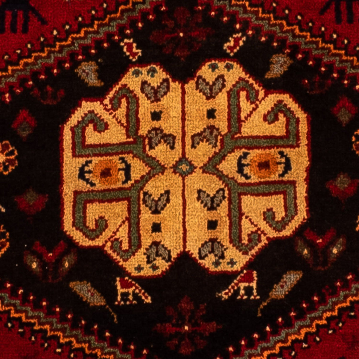 Perzisch Tapijt - Nomadisch - 310 x 201 cm - donkerrood