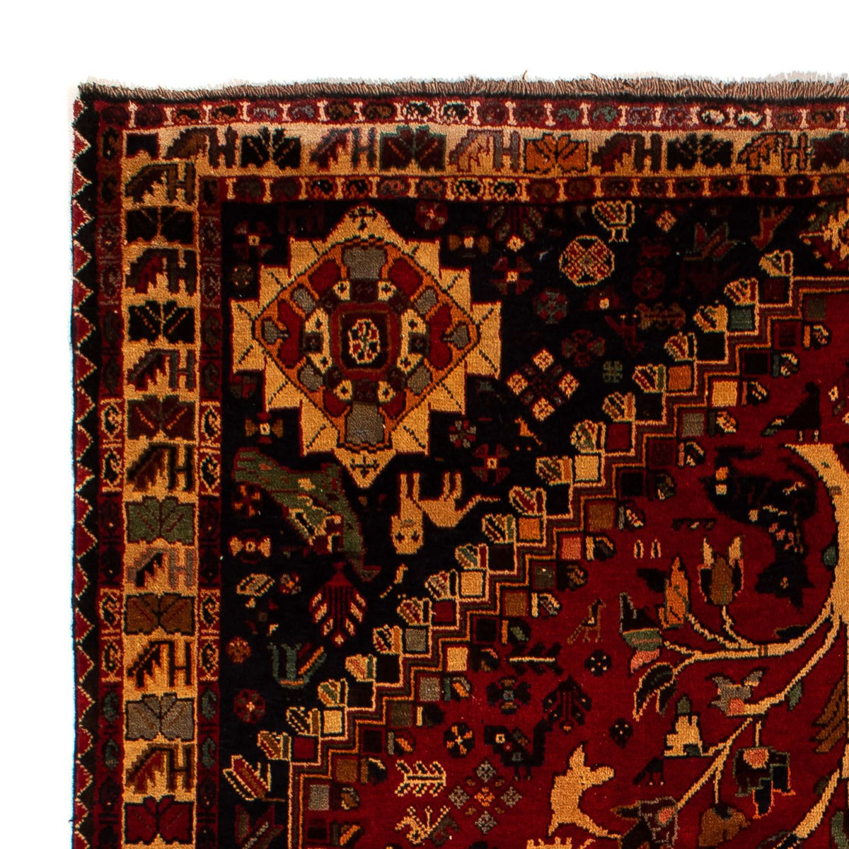 Perzisch Tapijt - Nomadisch - 310 x 201 cm - donkerrood