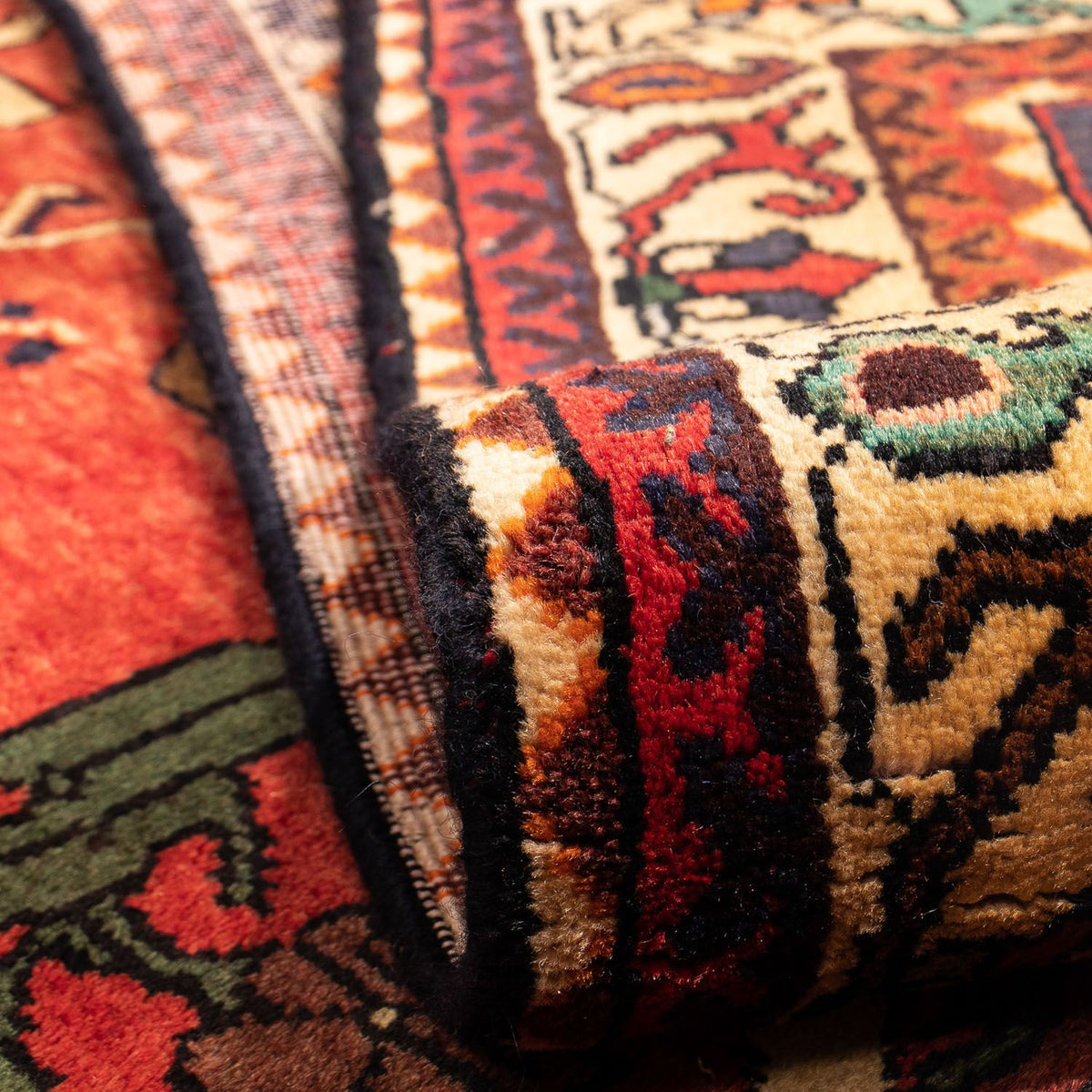 Perzisch Tapijt - Nomadisch - 302 x 219 cm - donkerrood