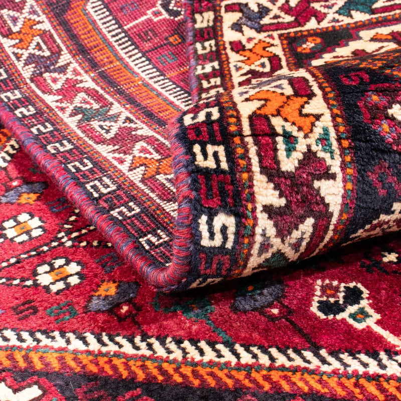 Perzisch Tapijt - Nomadisch - 153 x 118 cm - donkerrood