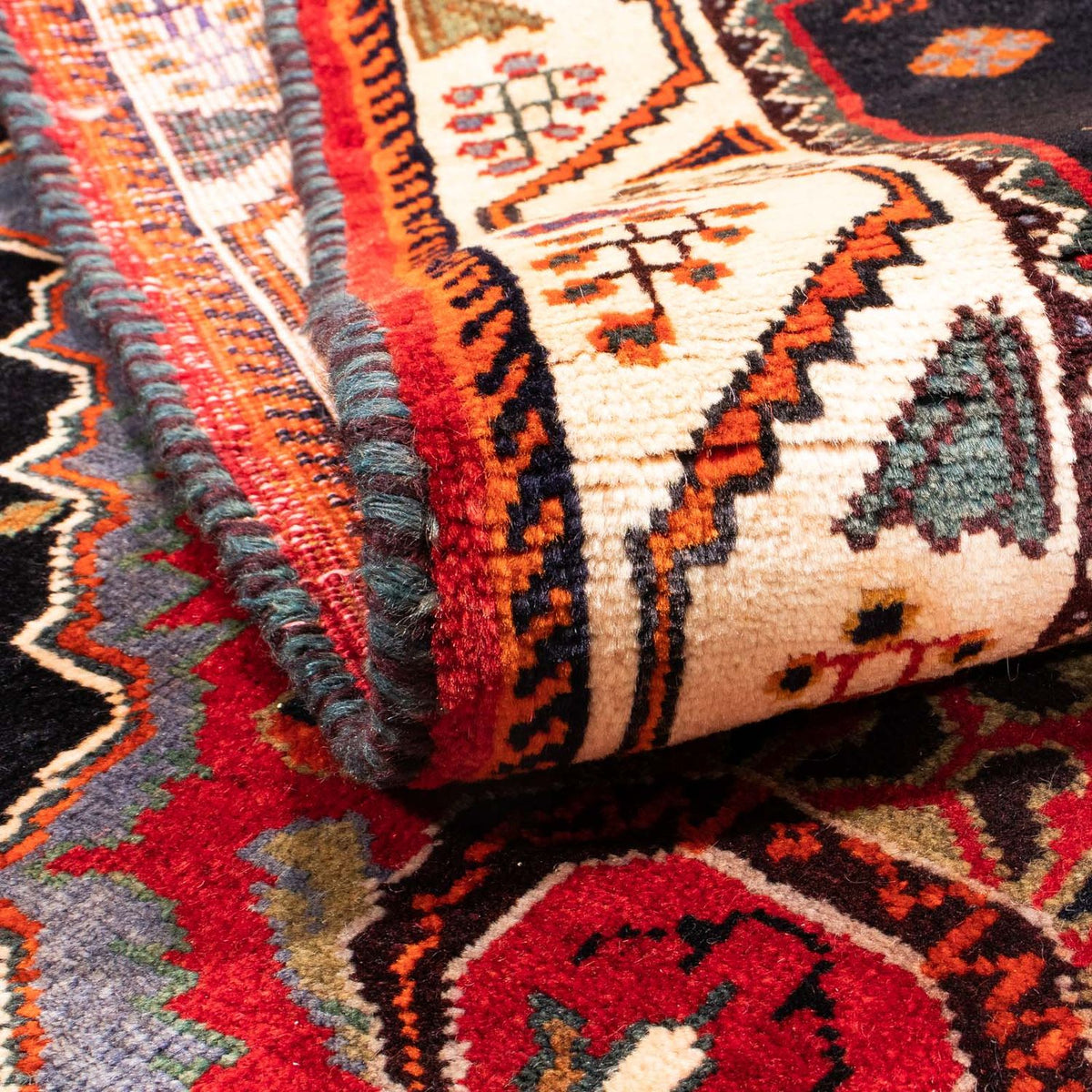 Perzisch Tapijt - Nomadisch - 166 x 114 cm - donkerrood