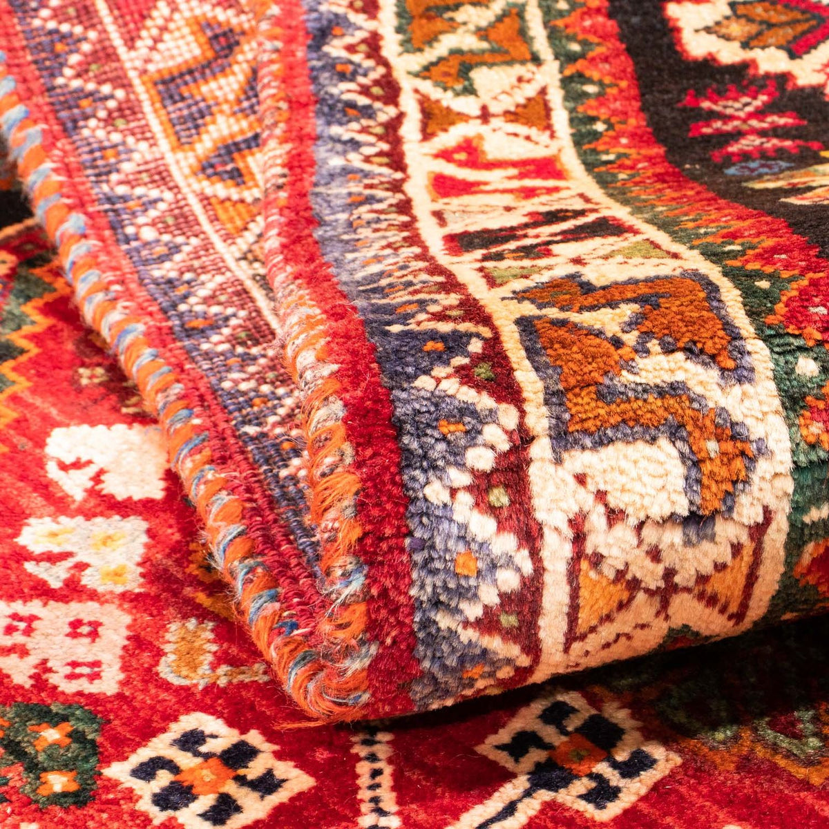 Perzisch Tapijt - Nomadisch - 171 x 110 cm - donkerrood